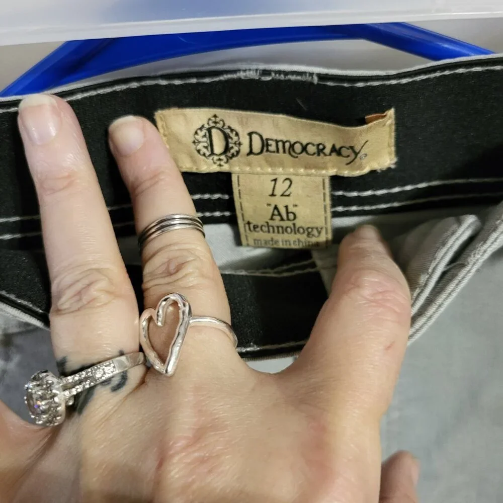 WOMANS DEMOCRACY JEGGINGS SZ 12 - Picture 4 of 8